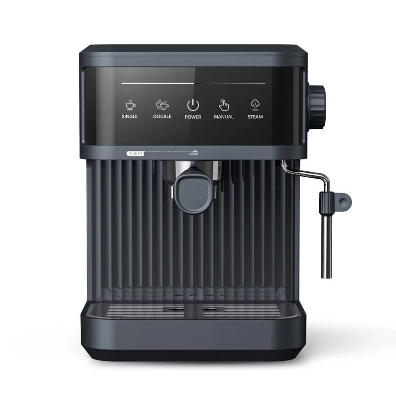 Máquina de café expresso multifunções automática com bocal de leite Espuma Latte Vapor 20bar Máquina de café extrator Cappuccino Panela de café EU US UK
