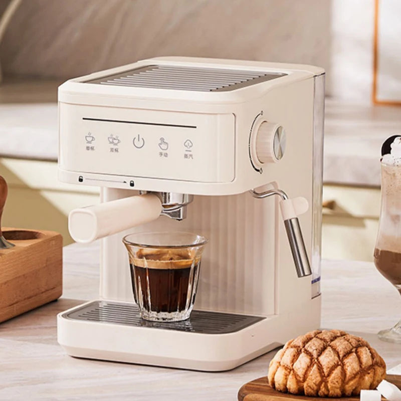 Máquina de café expresso multifunções automática com bocal de leite Espuma Latte Vapor 20bar Máquina de café extrator Cappuccino Panela de café EU US UK