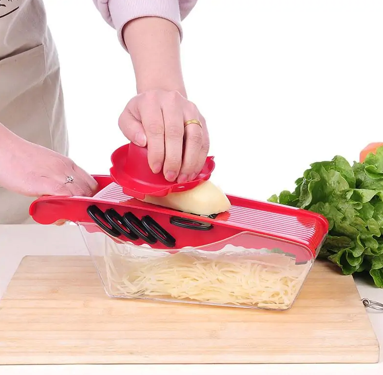 Cortador de Cozinha Multifunções 6 Lâminas