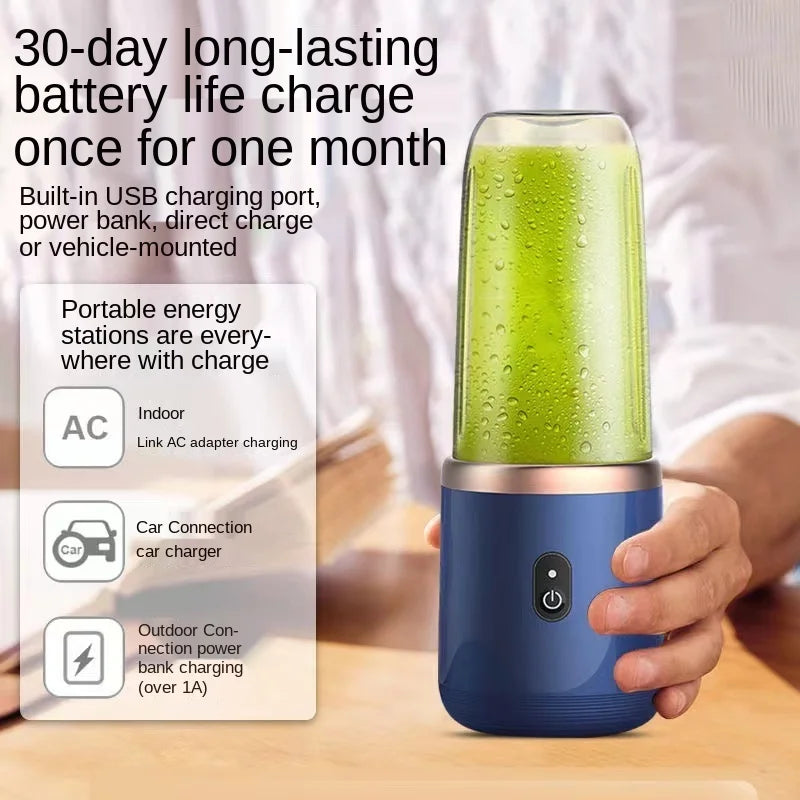 Espremedores eléctricos portáteis Liquidificadores de fruta Espremedores de sumos de comida Milkshake Criador de sumos Ferramentas de cozinha domésticas