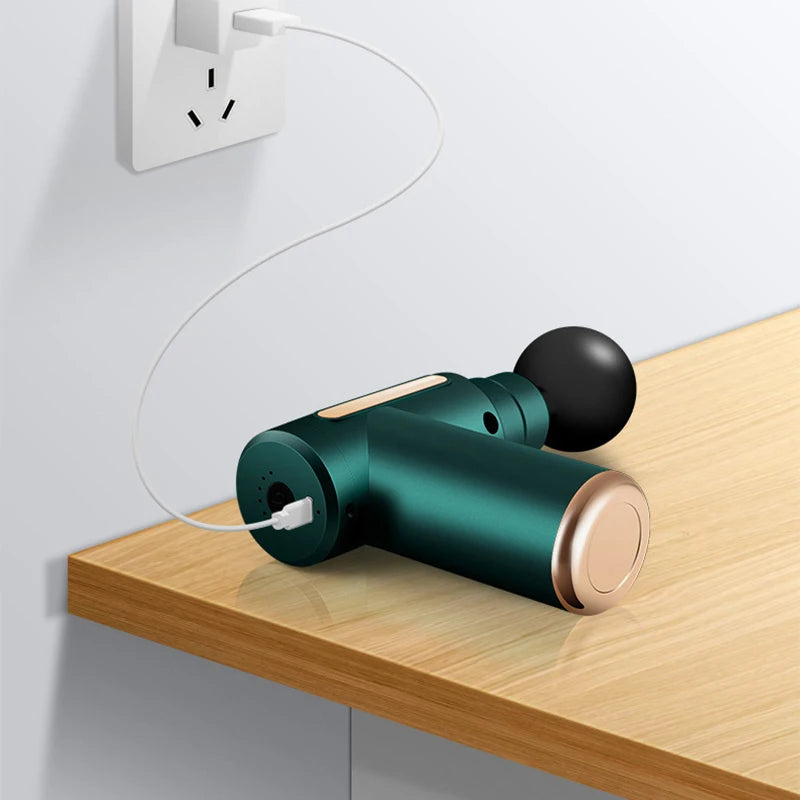 Pistola de massagem por vibração eléctrica