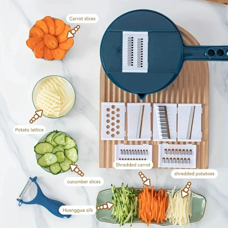 Cortador de legumes 9 em 1 Multi-funcional