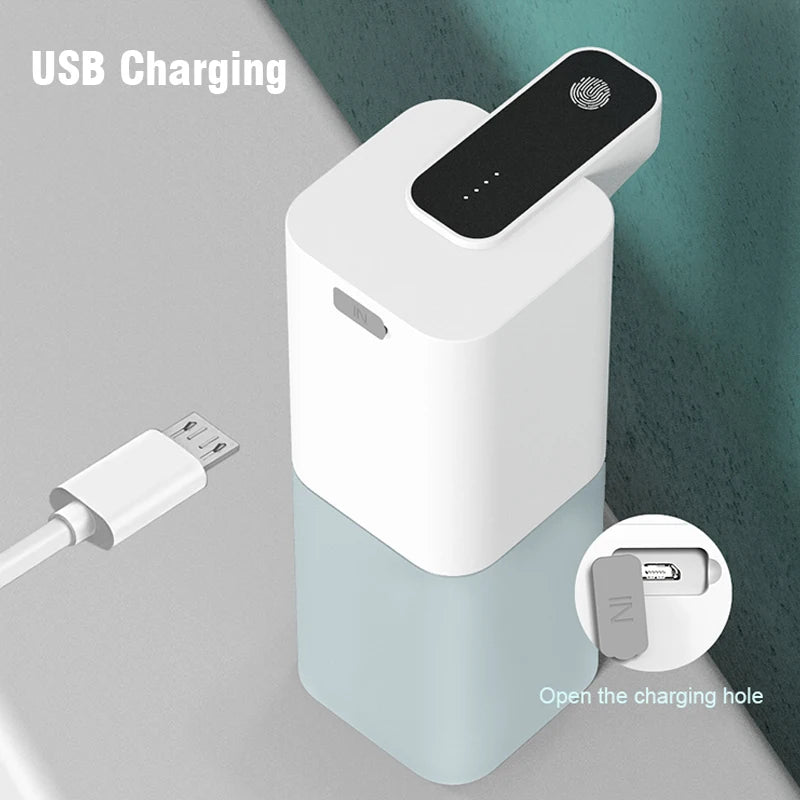 Dispensador de sabão/álcool em spray para lavagem das mãos inteligente recarregável por USB