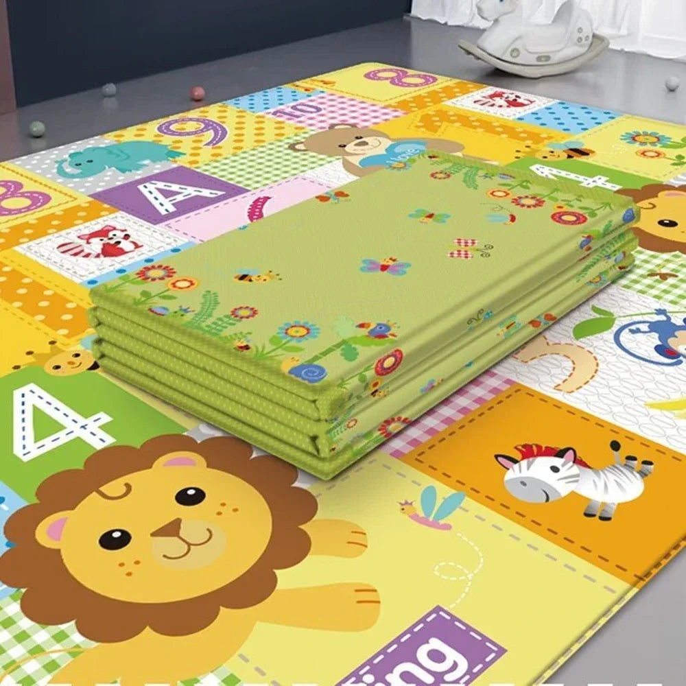 Foldable Non-Toxic Baby Play Mat Educational Children's Carpet in The Nursery Climbing Pad Kids Rug Activitys Games Toys 180*100