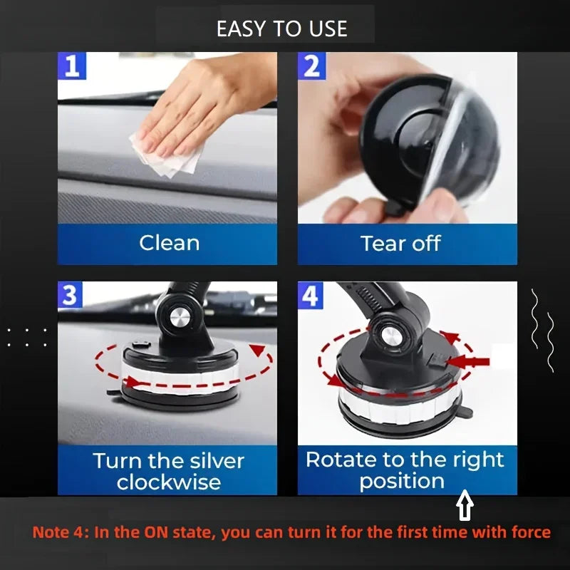 Suporte de telefone com rotação de 360° para automóve