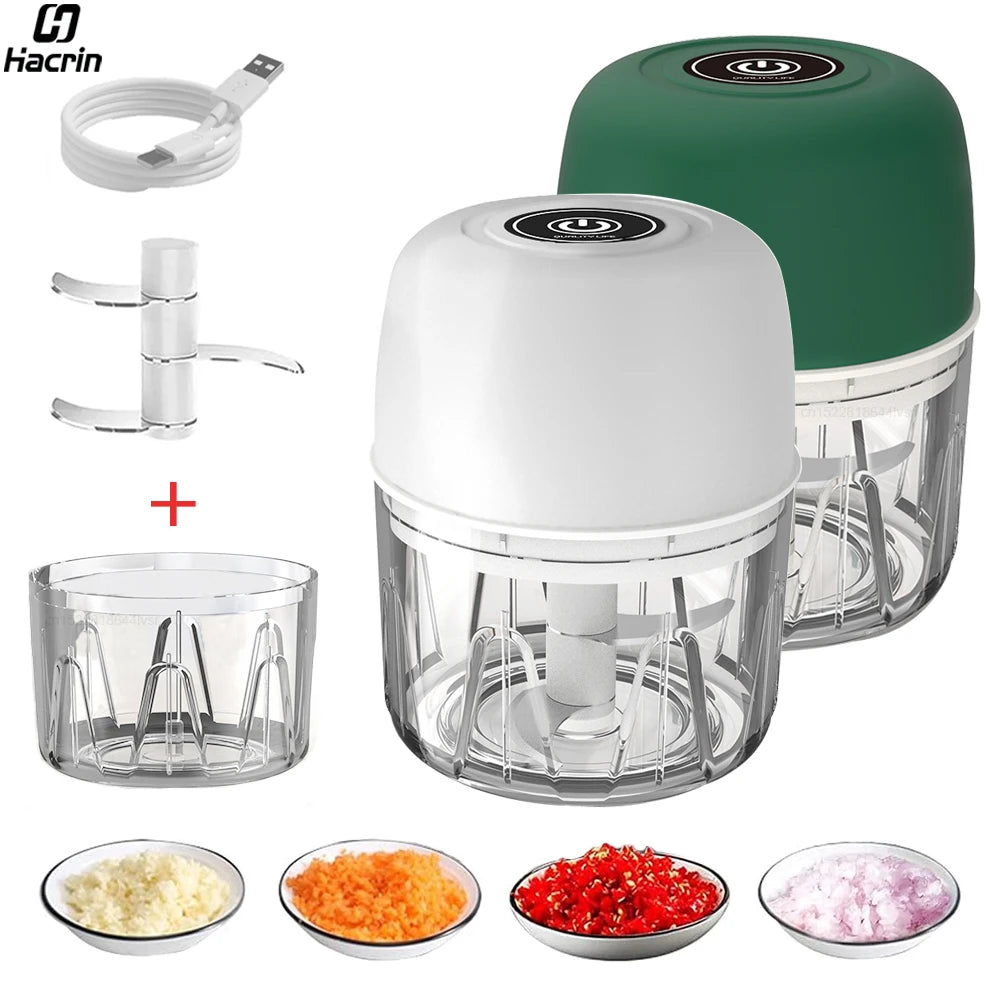 Picador elétrico Mini processador de alimentos