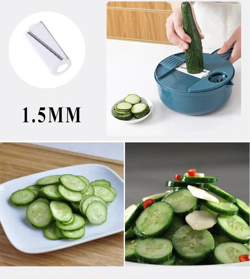Cortador de legumes 9 em 1 Multi-funcional