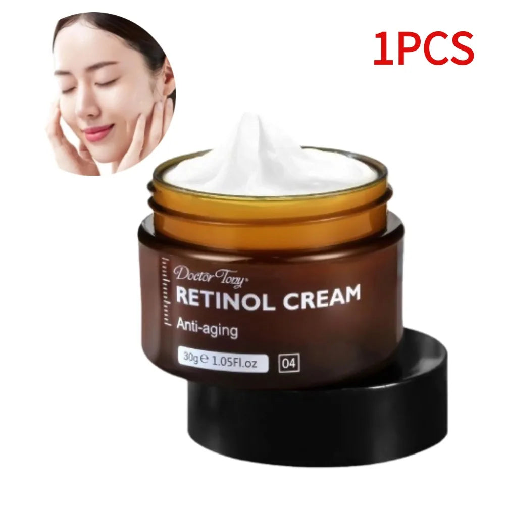 Retinol Cream Anti-wrinkle Moisturizing Firming Light Lines Anti-aging Deep Water Refill Enhance Skin Elasticity Antioxidant