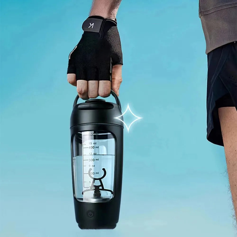 Copo misturador automático de proteínas elétrico portátil recarregável de 1200mAh