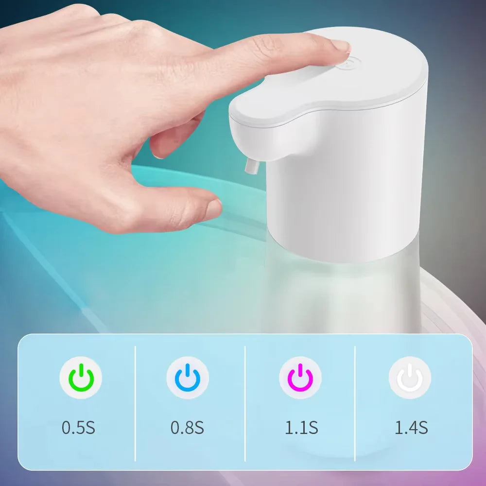 Dispensador de espuma automático com sensor Capacidade de carregamento tipo C sem contacto