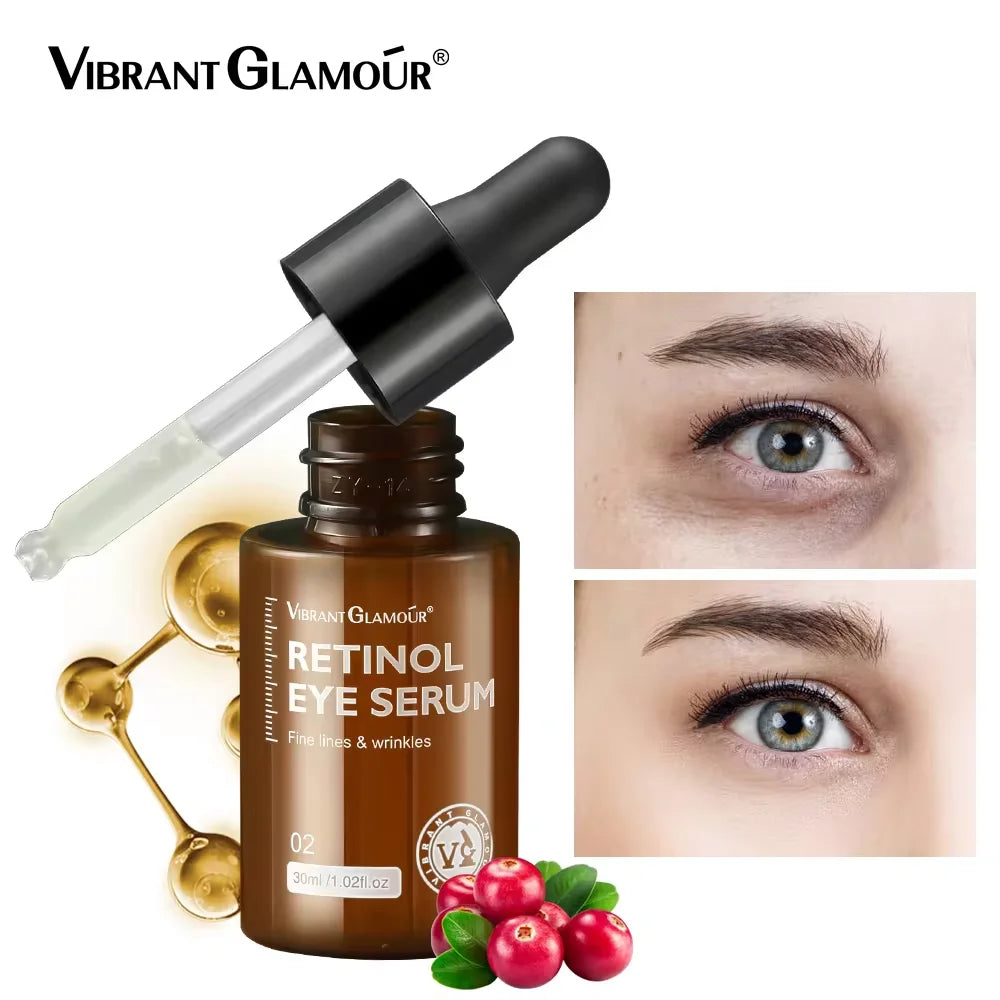 Retinol Face Whitening Cream Eye Serum Face Essence Anti Wrinkle Firming Lifting Improve Lines Brightening Fine Moisturizing