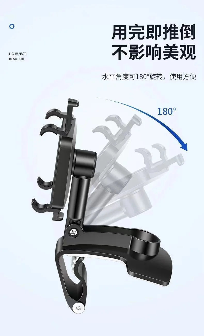 Suporte para telefone no painel do carro com para-brisas de 360° para smartphones de 4,0 a 7 polegadas