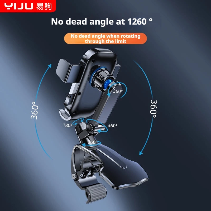 Suporte de telefone para automóvel com 360 graus