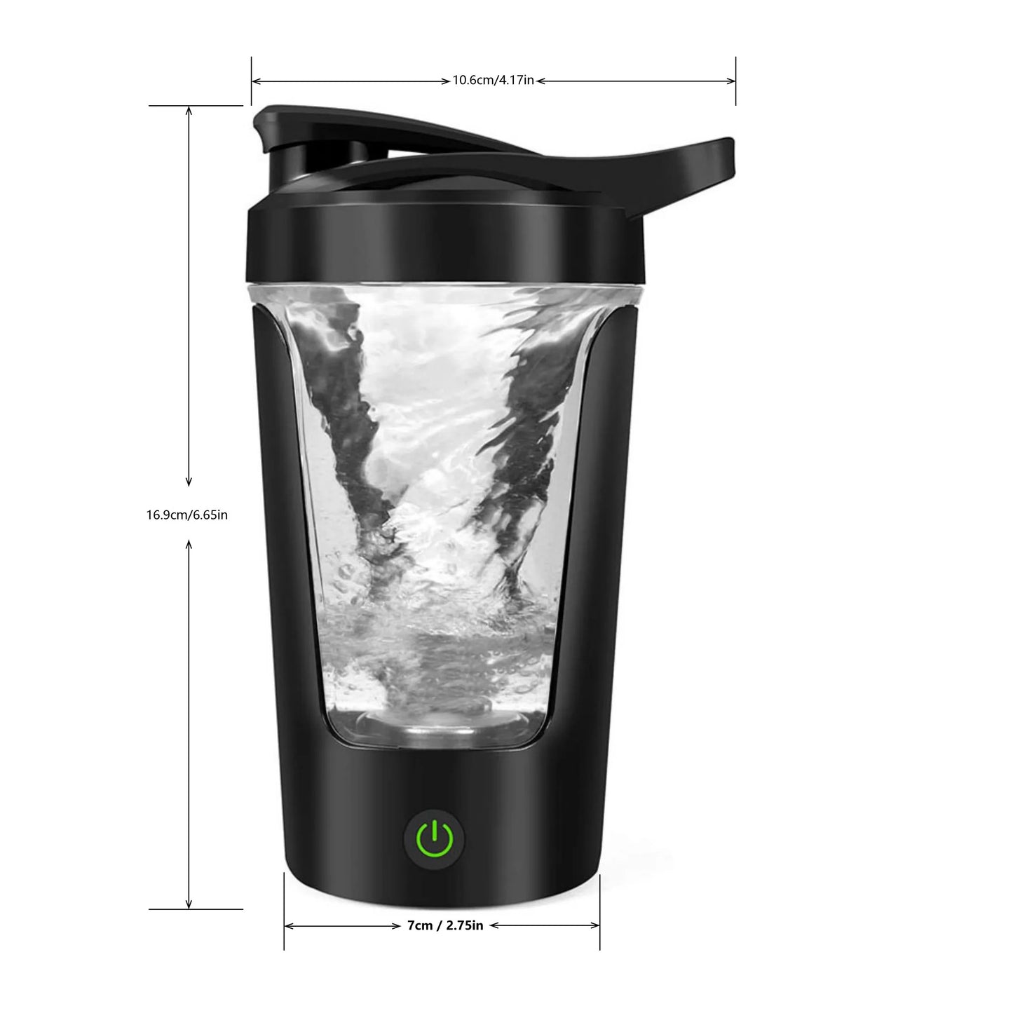 Garrafa de agitador de proteína em pó portátil de 450ML