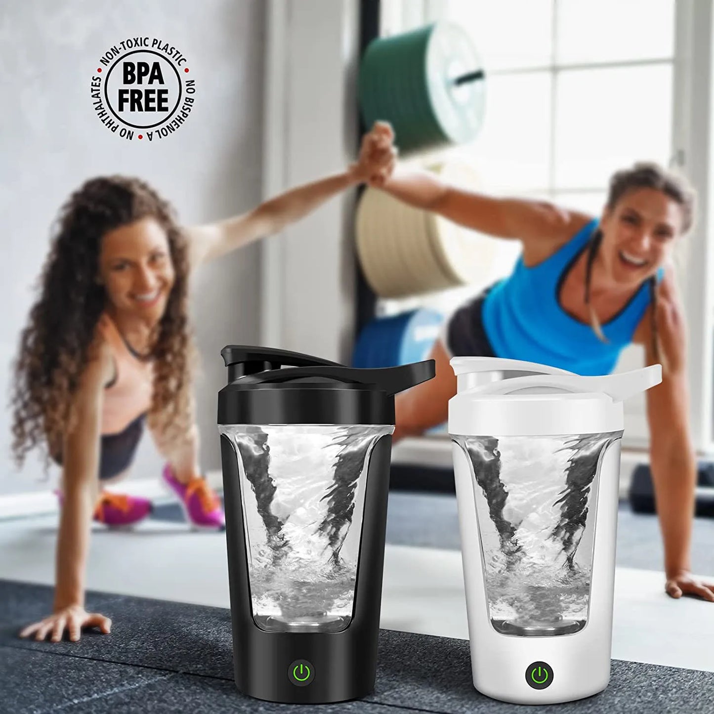 Garrafa de agitador de proteína em pó portátil de 450ML