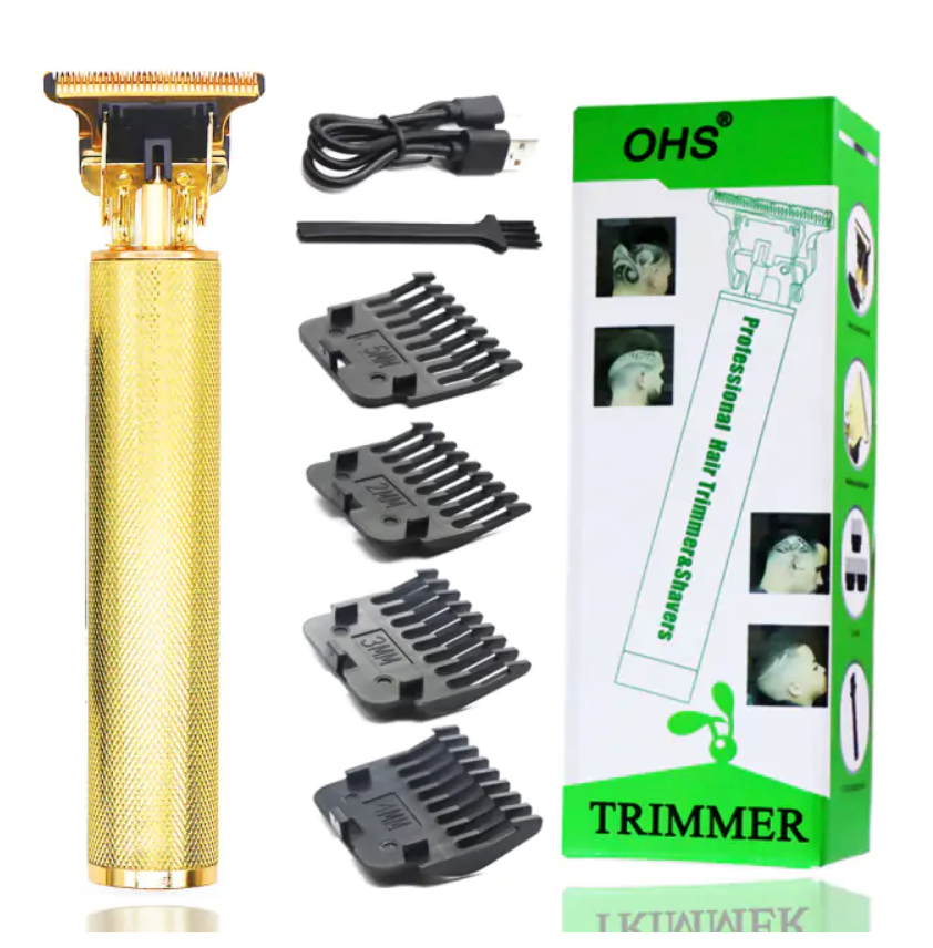 Aparador de cabelo elétrico USB Vintage Profissional