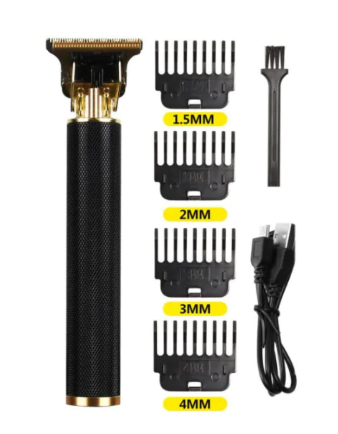 Aparador de cabelo elétrico USB Vintage Profissional