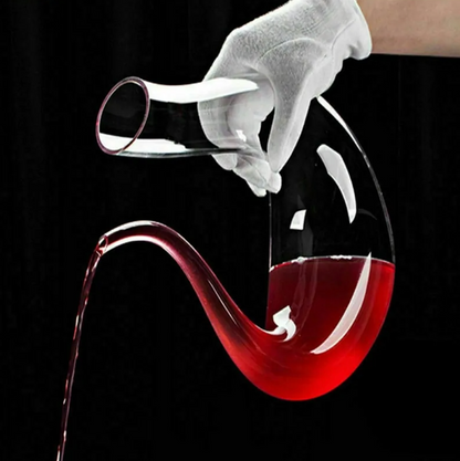 Jarra de cristal em forma de U de 1500 ml para vinho
