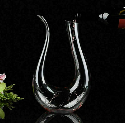 Jarra de cristal em forma de U de 1500 ml para vinho