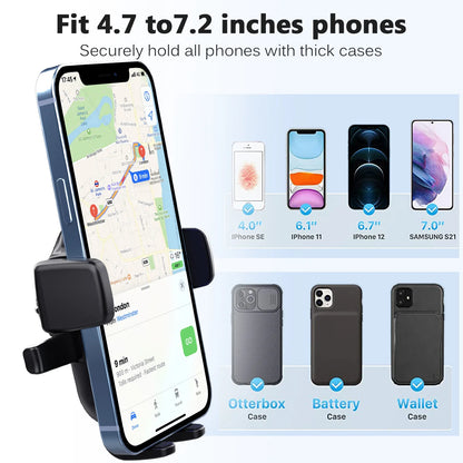 Suporte de telefone para automóvel para para-brisas do tablier