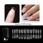 120 unidades/saco Pontas de unhas/postiças de pressão mate suaves