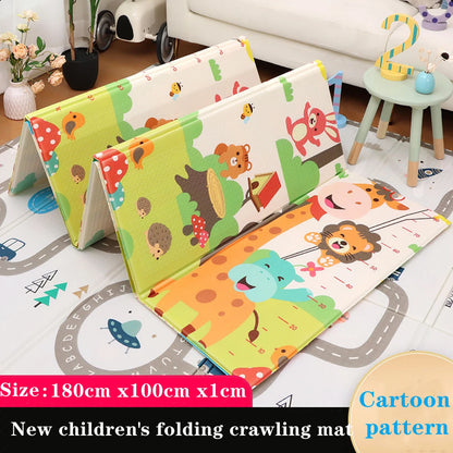 Foldable Non-Toxic Baby Play Mat Educational Children's Carpet in The Nursery Climbing Pad Kids Rug Activitys Games Toys 180*100