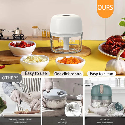 Picador elétrico Mini processador de alimentos