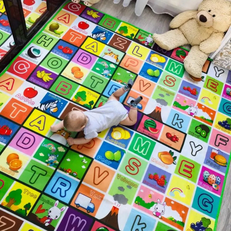 Tapete de jogos educativo para bebés crianças [Tapete de gatinhar Jogo de atividades Ginásio Parque infantil]