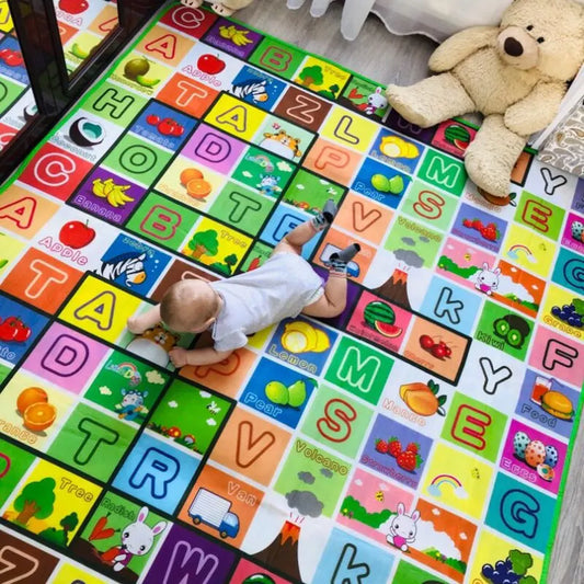 Tapete de jogos educativo para bebés crianças [Tapete de gatinhar Jogo de atividades Ginásio Parque infantil]
