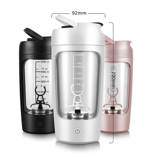 Copo misturador automático de proteínas elétrico portátil recarregável de 1200mAh