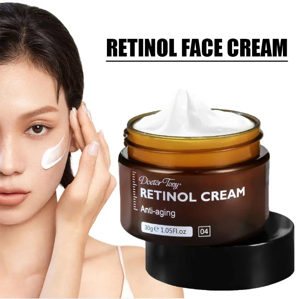 Retinol Cream Anti-wrinkle Moisturizing Firming Light Lines Anti-aging Deep Water Refill Enhance Skin Elasticity Antioxidant