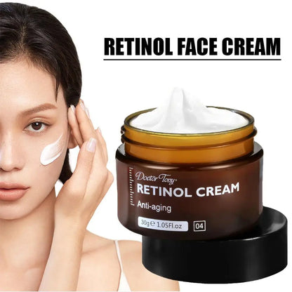 Retinol Cream Anti-wrinkle Moisturizing Firming Light Lines Anti-aging Deep Water Refill Enhance Skin Elasticity Antioxidant