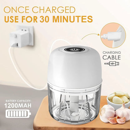 Picador elétrico Mini processador de alimentos