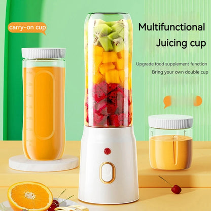 Liquidificador portátil sem fios Máquina de sumo de fruta eléctrica para triturar gelo de laranja 10 lâminas Máquina auxiliar de alimentos