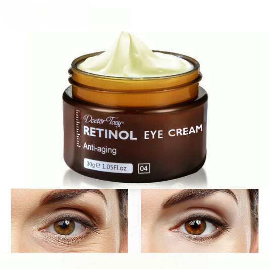 [30g Intensive Anti-Aging Eye] Creme com Retinol e Péptidos para o Cuidado de Olhos Jovens e Radiantes