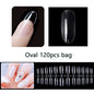 120 unidades/saco Pontas de unhas/postiças de pressão mate suaves