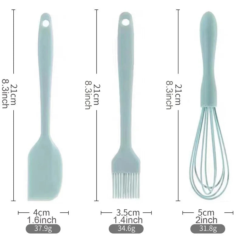 Conjunto para cozer em silicone 3 PCS