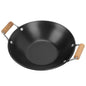 Panela Wok para Fritar Profundo Aço Mexer Metal Saute Quente Inoxidável [Panelas Chinesas]