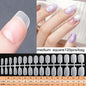 120 unidades/saco Pontas de unhas/postiças de pressão mate suaves