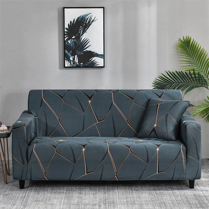 1pc Capas de sofá elásticas com impressão floral elegante