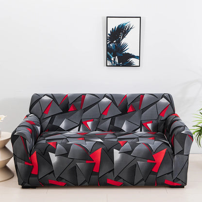 1pc Capas de sofá elásticas com impressão floral elegante
