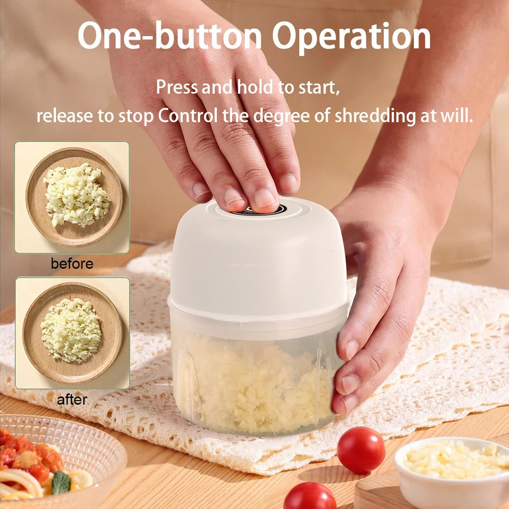 Picador elétrico Mini processador de alimentos