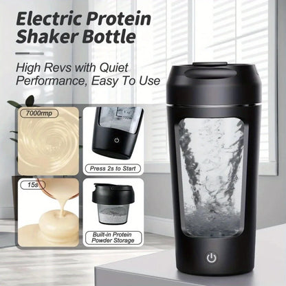 Garrafa de agitação/Misturador automática de proteína/leite/café para ginásio ao ar livre