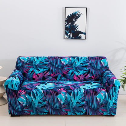 1pc Capas de sofá elásticas com impressão floral elegante