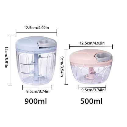 Cortador de alho para cozinha doméstica Moedor de carne/legumes multifuncional