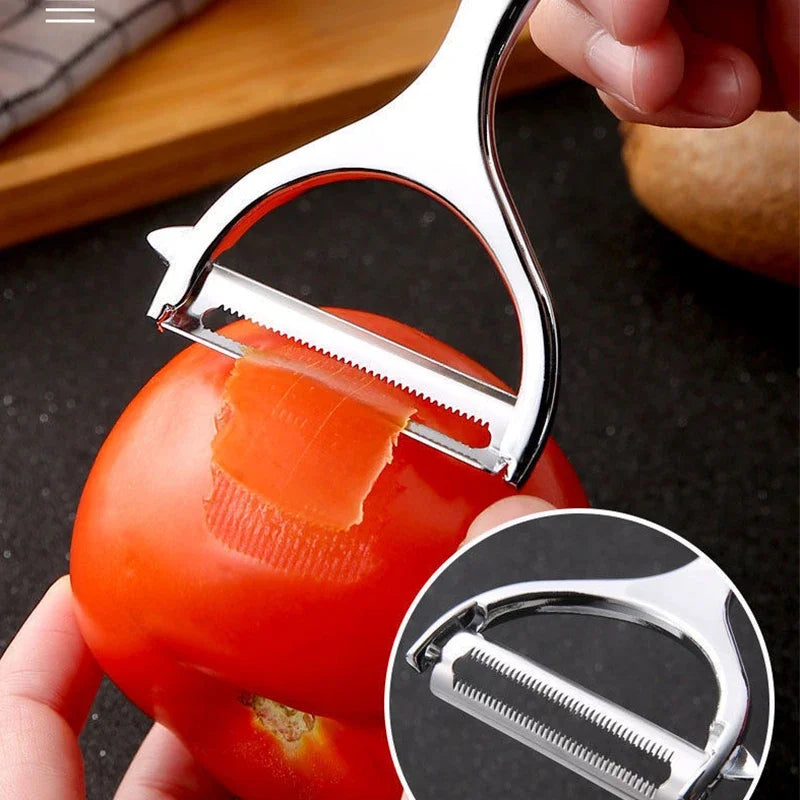 Stainless Steel Multi-function Fruit and Vegetable Peeler&amp Julienne Cutter Peeler Potato Carrot Grater Kitchen Tool Gadgets