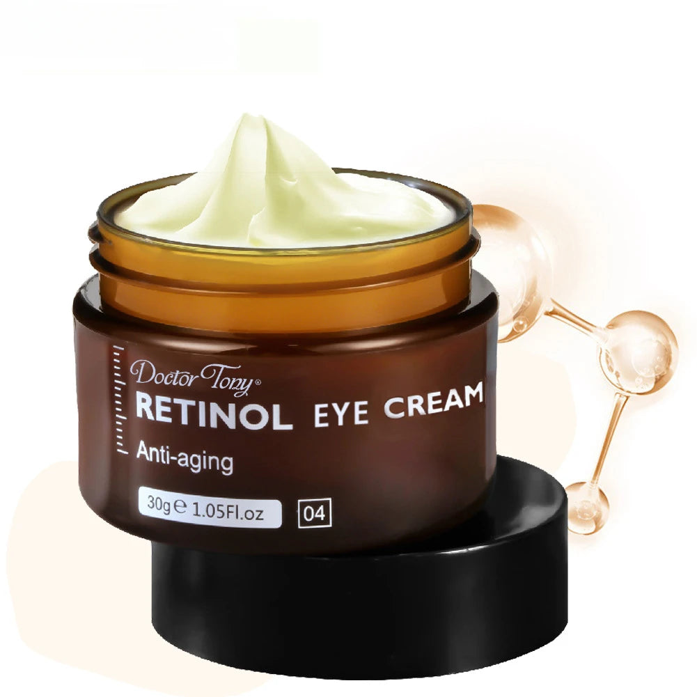 [30g Intensive Anti-Aging Eye] Creme com Retinol e Péptidos para o Cuidado de Olhos Jovens e Radiantes