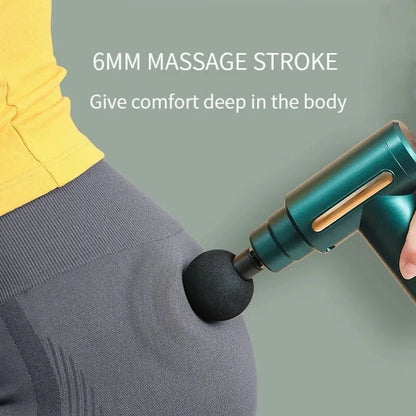 Pistola de massagem por vibração eléctrica