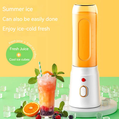 Liquidificador portátil sem fios Máquina de sumo de fruta eléctrica para triturar gelo de laranja 10 lâminas Máquina auxiliar de alimentos