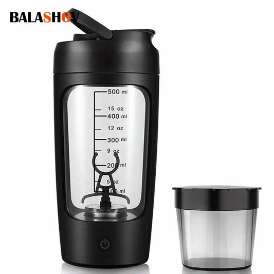 Garrafa de agitação/Misturador automática de proteína/leite/café para ginásio ao ar livre